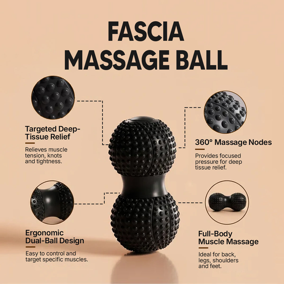 Fascia Peanut Massage Ball